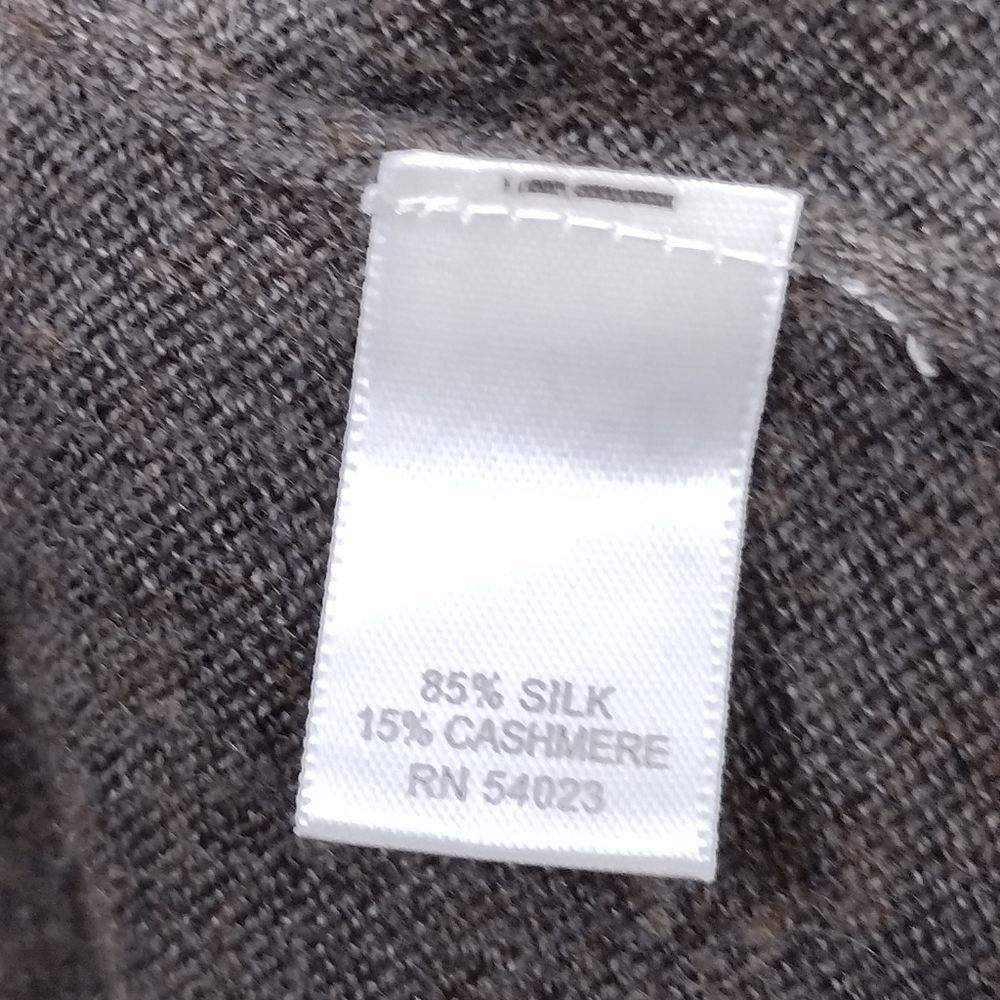 Banana Republic Silk Cashmere Sweater Mens L Brown Office Career Retro Y2K - Picture 9 of 9